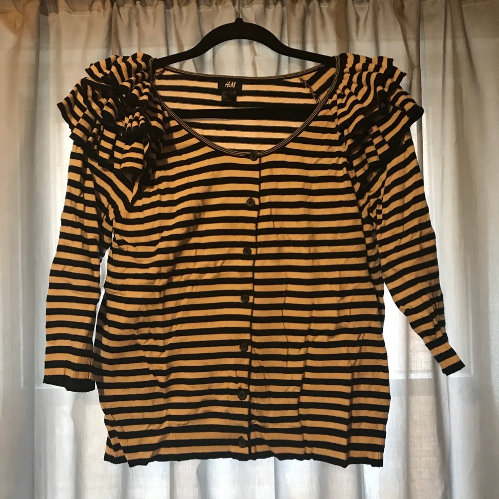 H&M - Stripped Cardigan